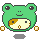 Dressed like a Frog