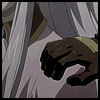 Rosette frightens Azmaria Chrono Crusade