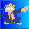 Evil Monkey In Suit
