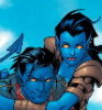 Nightcrawler and Nocturne father and da