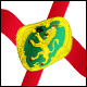 3D Alderney Flag