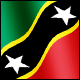 3D St Kitts  Nevis Flag