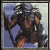 Predator holding Spear