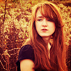 Redhead in the forest