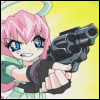 Cute pink girl shoot