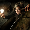 Woman with light bulb