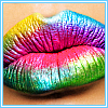 Rainbow lips