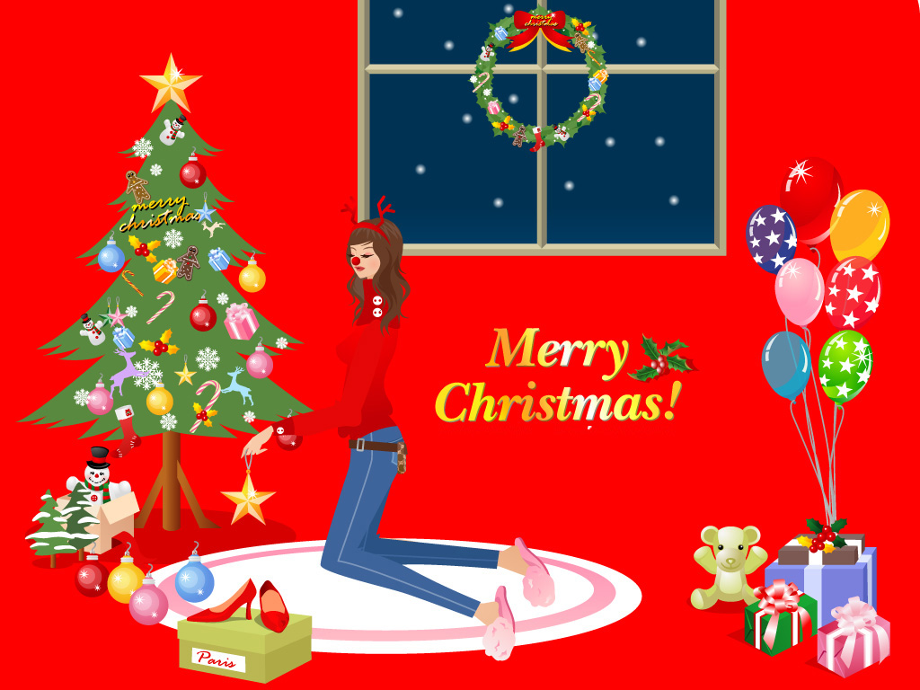 christmas backgound pattern 061