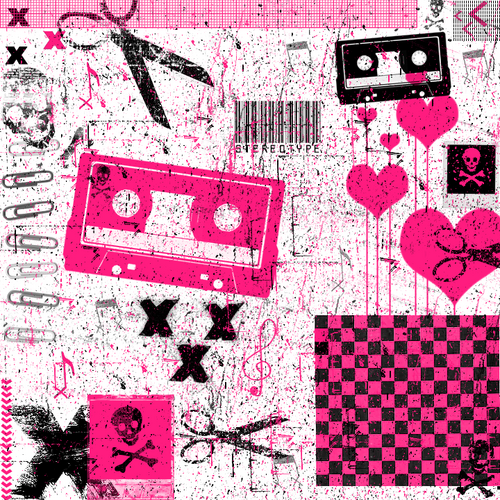 skulls background pattern 0170