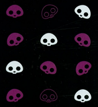 skulls background pattern 0348