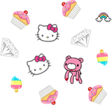 Cartoons backgound pattern 079