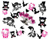 Cartoons backgound pattern 094