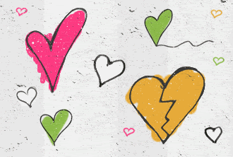 Heart pattern 037