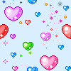 Heart pattern 196
