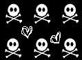 Skulls background pattern 0018