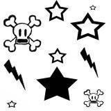 skulls background pattern 0675