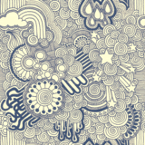 skulls background pattern 0895
