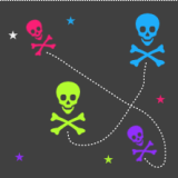 skulls background pattern 0979