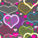 Skulls background pattern 1018