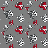 skulls background pattern 1090