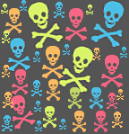 skulls background pattern 1199