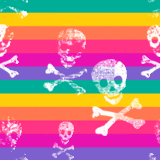 Skulls background pattern 1240