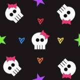 Skulls background pattern 1252
