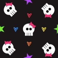 Skulls background pattern 1257