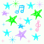 Stars background pattern 100