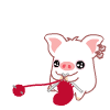 Cute pig 2 smiley 057