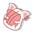 cute pig 2 smiley 080