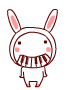 rabbit 3 smiley 013