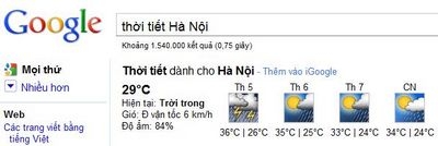 google weather